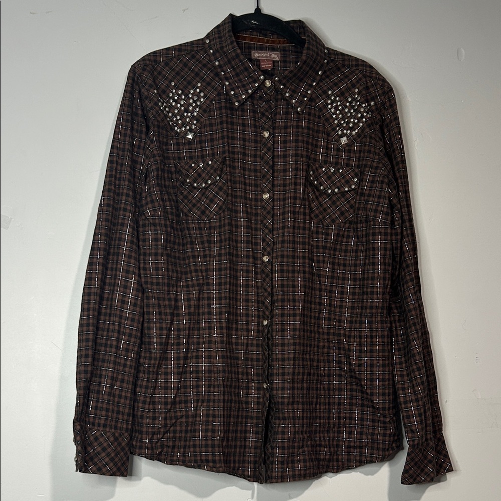 Western Cowgirl Up Brand long sleeve